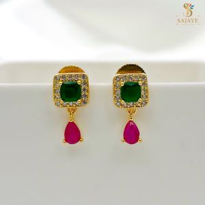 Stylish CZ Earrings 1231244