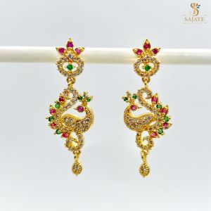 CZ Dangler Earrings 1231133