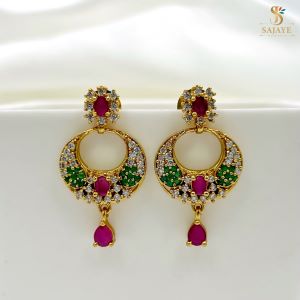 Ethnic Chandbali Earrings 1231289