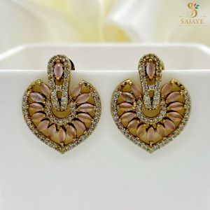 Unique CZ Stud Earrings 1231282