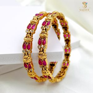 Matt Finish Lakshmi Bangles 1231305