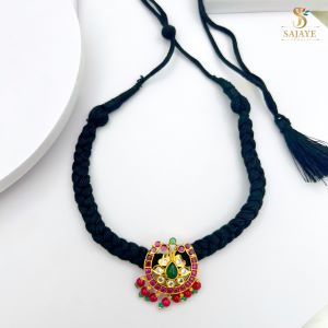 Unique BlackThread Necklace 1231310