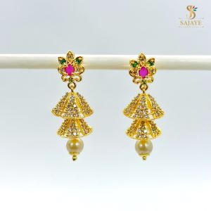 CZ Jhumkas 1231134