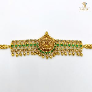 Emerald Lakshmi Choker 1231226