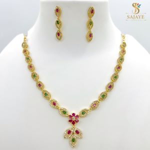 CZ Necklace Set 1231119