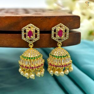 CZ Jhumkas 1231105