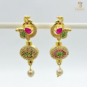 CZ Dangler Earrings 1231131