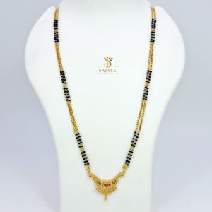 CZ Black Beads Mangalsutra 1231032